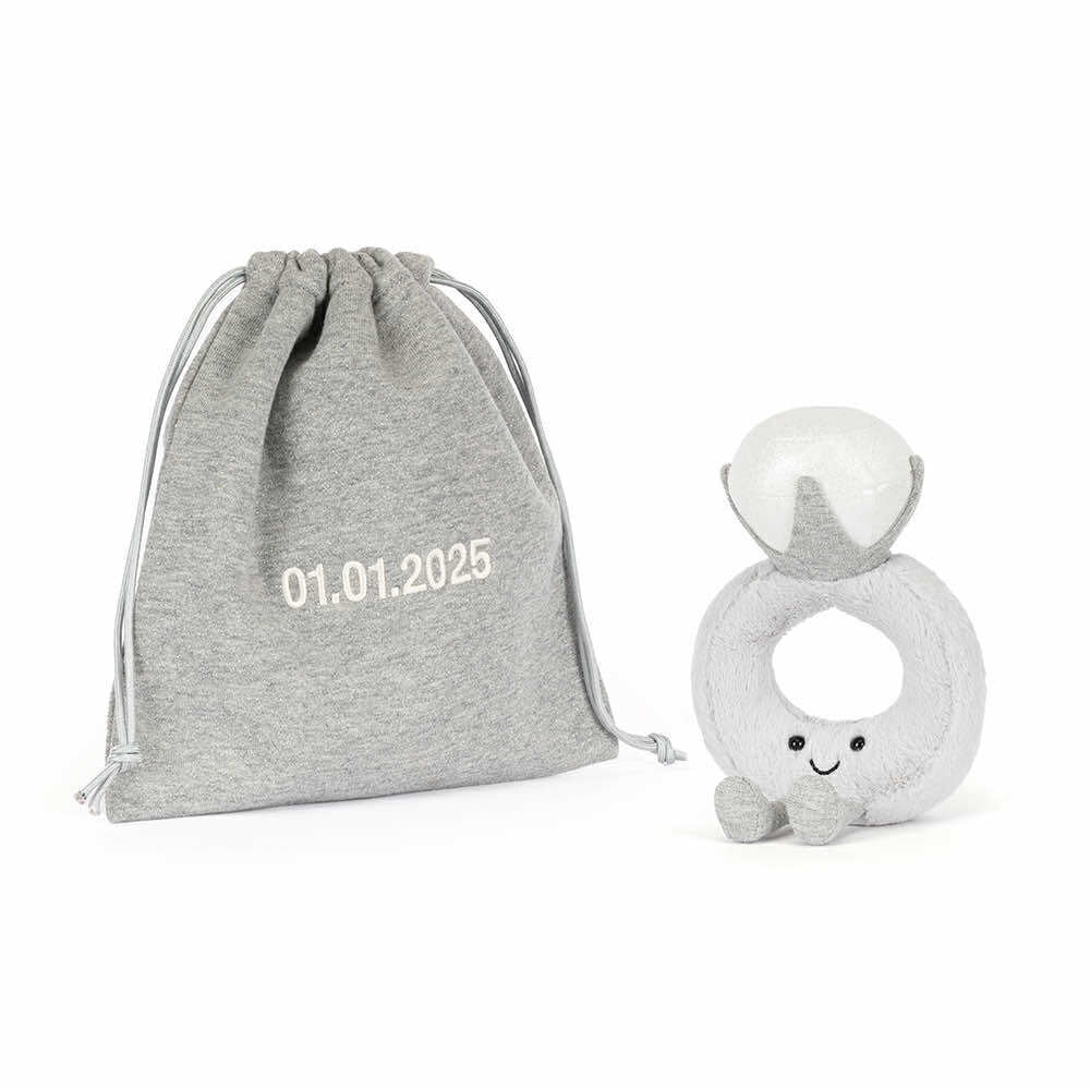 Amuseables Diamond Ring with Personalized Bag