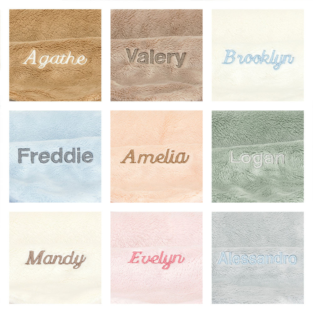 Personalized Bashful Beige Bunny Soother